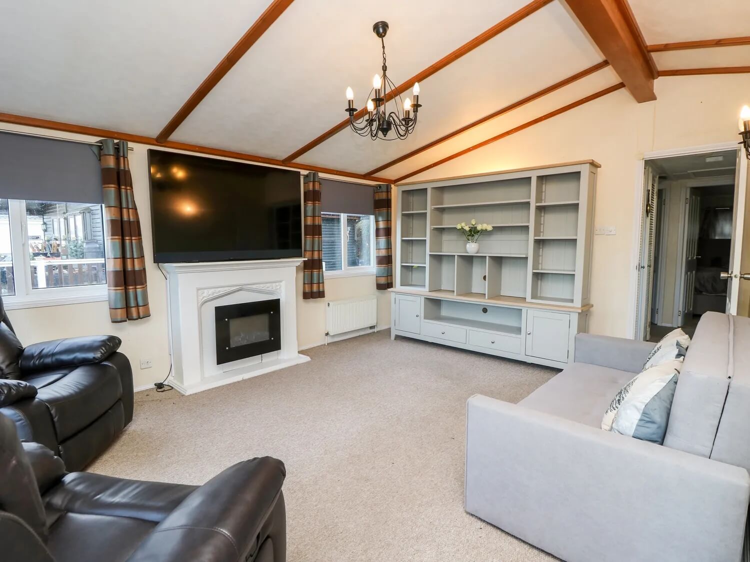 Living area in a lodge